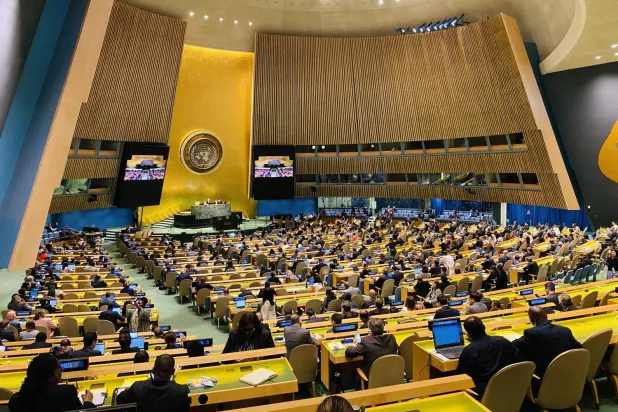 BM Genel Kurulu’nda yapılan bir oturum (DPA)