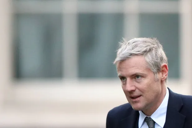 وزير البيئة البريطاني السابق زاك غولدسميث (رويترز - أرشيفية)