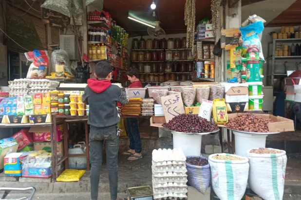 متجر في مدينة إدلب (الشرق الأوسط)