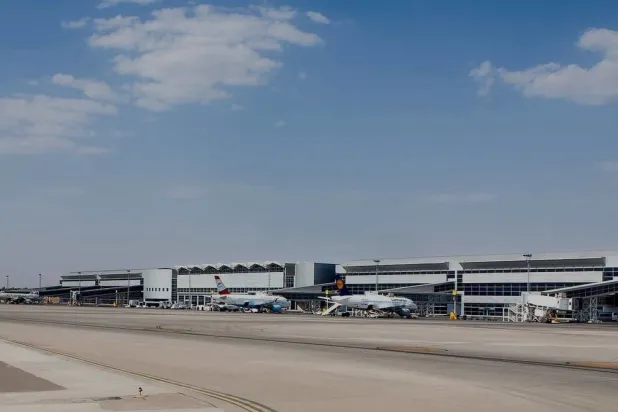 Erbil Havalimanı’nda teknik arızanın giderilmesinin ardından uçuşlar tekrar başladı. (Erbil Havalimanı)