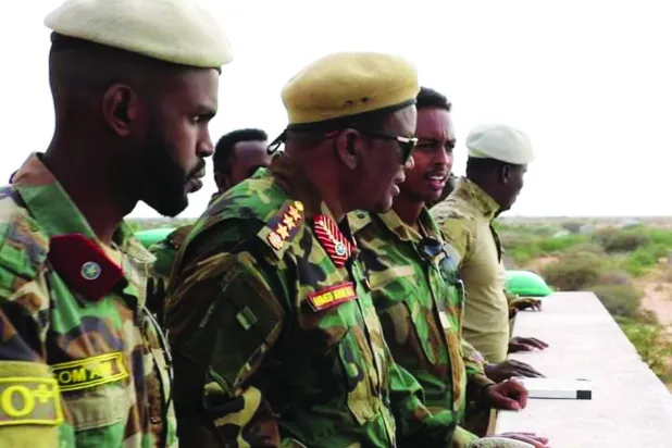 صومالی فوج ملک کو تحریک "الشباب" کے کنٹرول سے آزاد کرانے کے لیے تقریباً ایک سال سے "عوامی مزاحمت" کی مدد سے "ایک جامع جنگ" کر رہی ہے (صومالیہ نیوز ایجنسی)