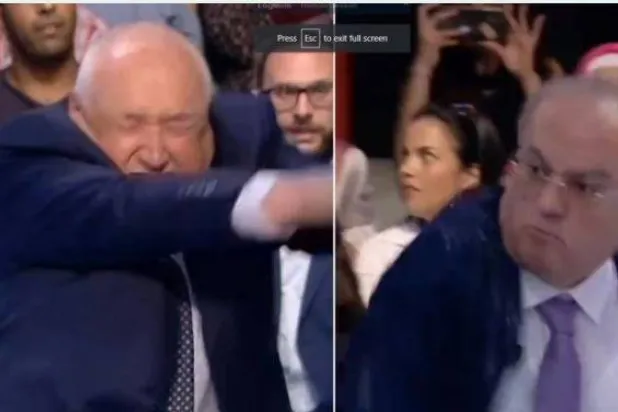 ایک لبنانی سیاست دان اور میڈیا پرسن کے درمیان براہ راست پروگرام میں تنازعہ