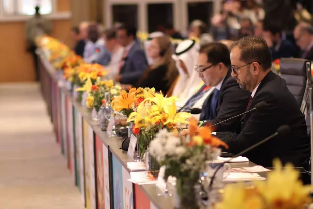 جانب من اجتماع وزراء طاقة مجموعة العشرين في الهند (موقع مجموعة العشرين على «تويتر»)