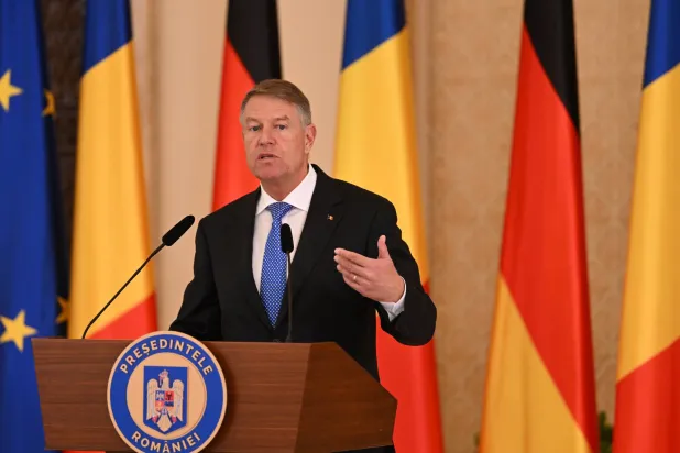 الرئيس الروماني كلاوس يوهانيس (د.ب.أ)