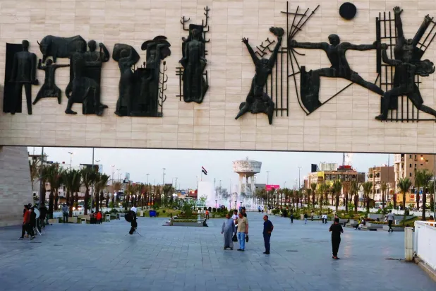 ساحة التحرير ببغداد (رويترز)