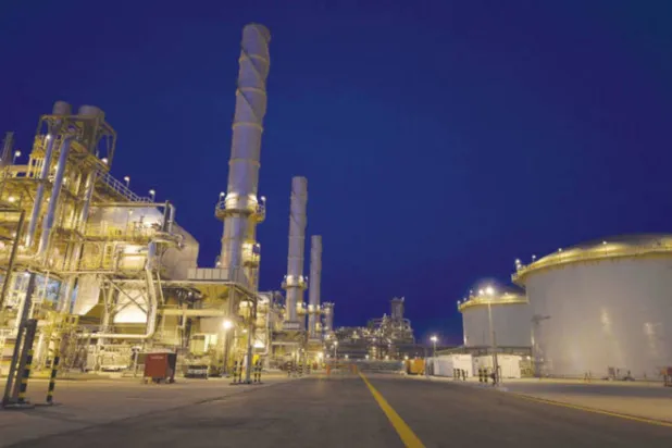 أحد معامل البتروكيماويات في السعودية (الشرق الأوسط)