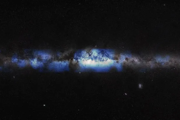 صورة متخيلة لمجرة درب التبانة (ليلي لي وشوان جونسون)