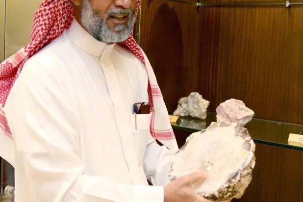 The Chief Executive Officer of the Saudi Geological Survey (SGS) Eng. Abdullah bin Muftar Al-Shamrani (Photo Credit: Ghazi Mehdi)
