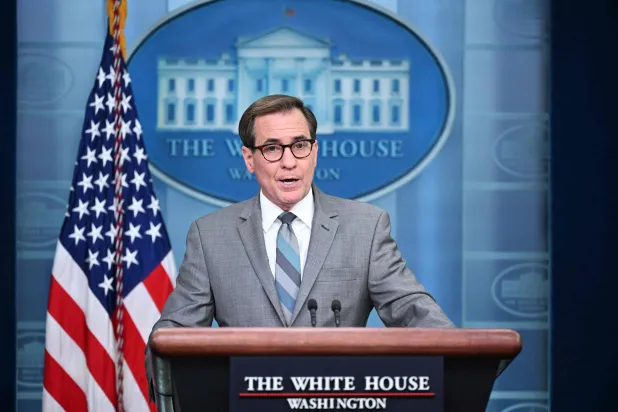 جون كيربي المتحدث باسم مجلس الأمن القومي بالبيت الأبيض (أرشيفية/ أ.ف.ب)