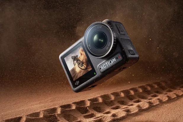 الكاميرا الجديدة لتصوير الفيديو «Osmo Action 4»
 (DJI)
