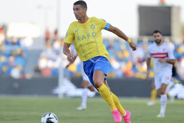 رونالدو يقود هجمة نصراوية ضد مرمى الزمالك (تصوير: عبد العزيز النومان)