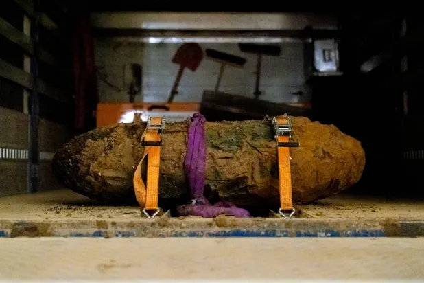 لا تزال هناك في المدن الألمانية قنابل غير منفجرة تُكتشف بانتظام بمواقع بناء (د.ب.أ)