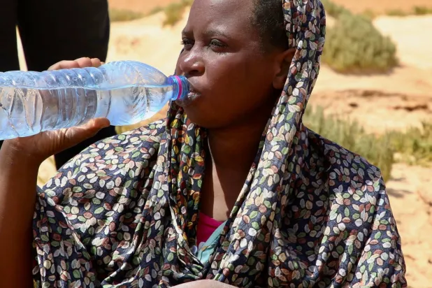 Sudanlı hemşire Tefaul Ömer (Reuters)