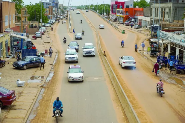 أحد شوارع نيامي الثلاثاء (إ.ب.أ)