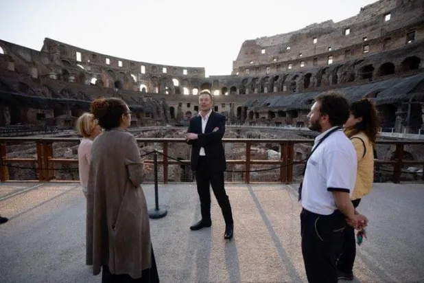 إيلون ماسك مالك منصة «إكس» (تويتر سابقاً) في إيطاليا (حسابه على «إكس»)