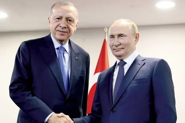 Cumhurbaşkanı Recep Tayyip Erdoğan ve Rusya Devlet Başkanı Vladimir Putin 19 Temmuz 2022’de (DPA)