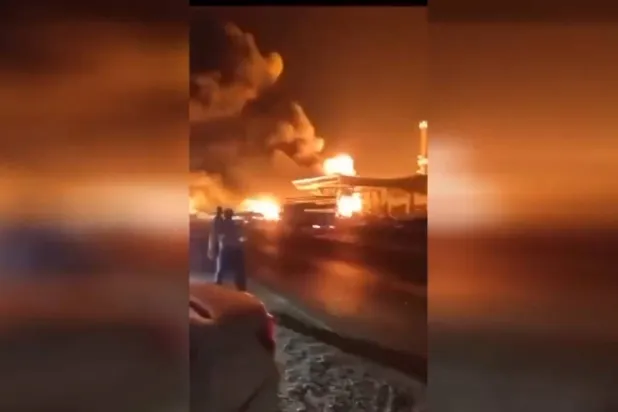 صورة مثبتة من مقطع فيديو نشرته قناة «آر تي» على منصة «إكس» (المعروفة بـ«تويتر» سابقاً)