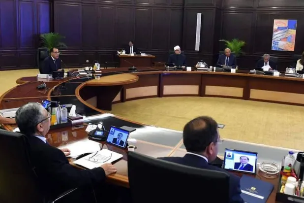 جانب من اجتماع الحكومة المصرية (الصفحة الرسمية لمجلس الوزراء على «فيسبوك»)