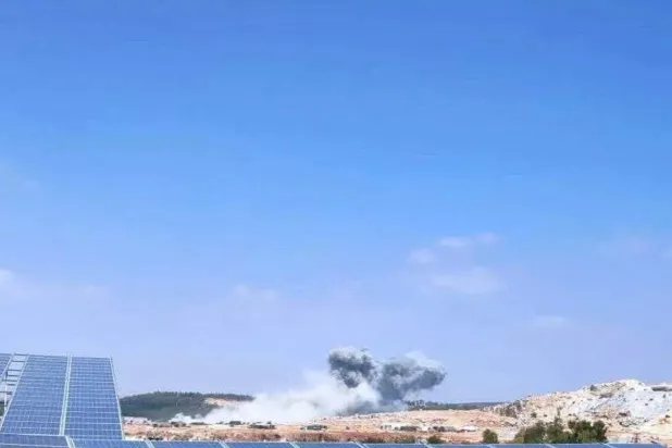 İdlib’deki Nusra karargâhı harabeye dönüştü