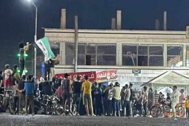 مظاهرة أخيرة في درعا (المرصد السوري)