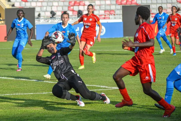 تغلّب فريق «عمّان» على «الهلال» بهدفين مقابل هدف (الاتحاد الأردني لكرة القدم)