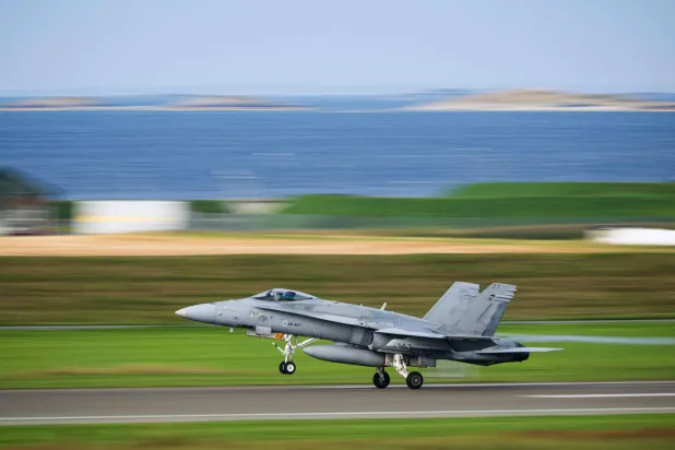 طائرة إف إيه-18 (هورنت) (أرشيفية - أ.ف.ب)