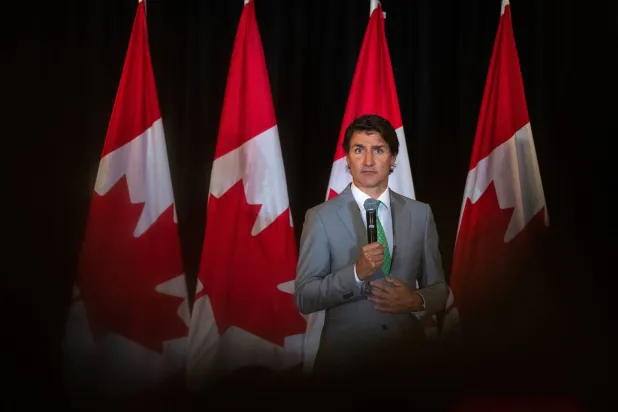 رئيس الوزراء الكندي جاستن ترودو (د.ب.أ)