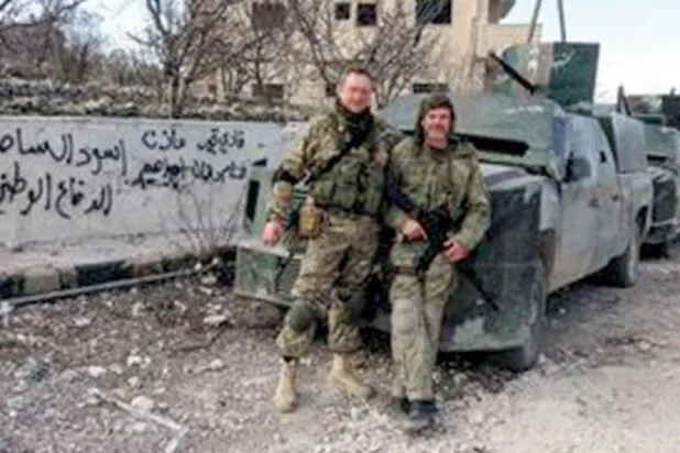 عنصران من «فاغنر» في الساحل السوري (الشرق الأوسط)