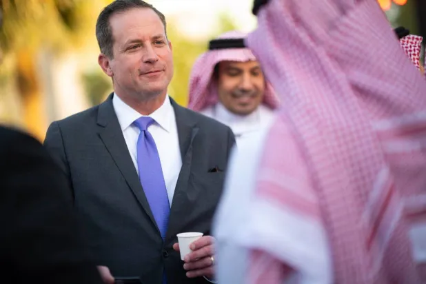 Tom Laliberty, President of Land Warfare and Air Defense at Raytheon (Asharq Al-Awsat)