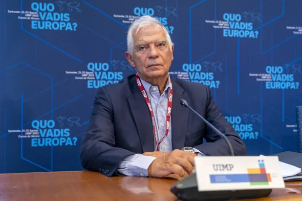 منسق السياسة الخارجية بالاتحاد الأوروبي جوزيب بوريل (إ.ب.أ)