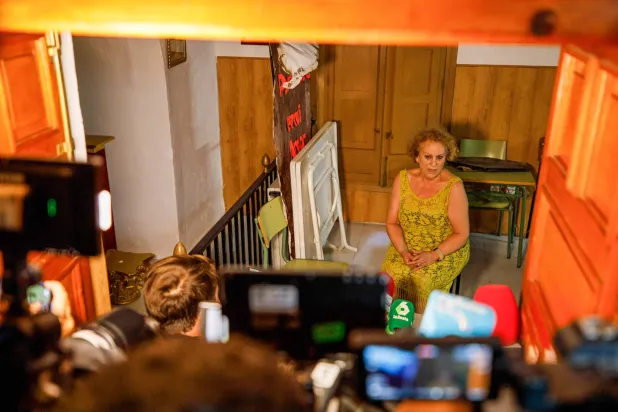 أنخيليس بيخار والدة روبياليس (د.ب.أ)