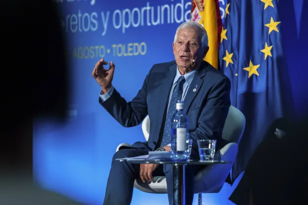  مسؤول السياسة الخارجية في الاتحاد الأوروبي جوزيب بوريل (إ.ب.أ)