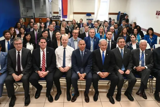 İsrail Başbakanı Binyamin Netanyahu, ABD heyetiyle görüştü. (İsrail Hükümeti Basın Ofisi)