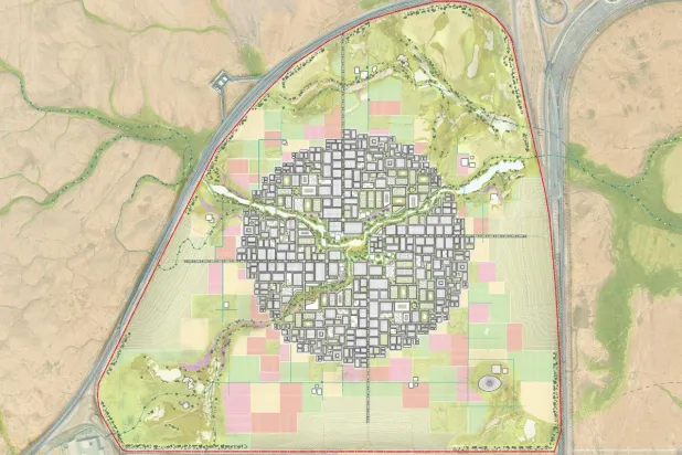 خريطة توضّح الموقع المقترح لمعرض «إكسبو الدولي 2030 الرياض» في شمال العاصمة السعودية (الشرق الأوسط)