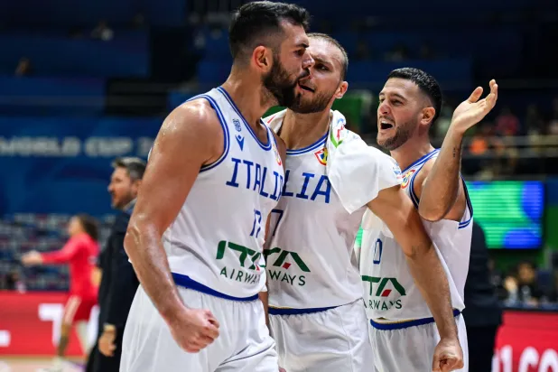 المنتخب الإيطالي تأهل إلى الدور ربع النهائي لكأس العالم لكرة السلة (أ.ف.ب)