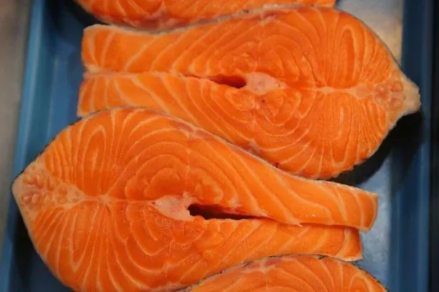 يعتبر لحم السلمون غنياً بـ«الأوميغا 3» (أرشيفية- رويترز)