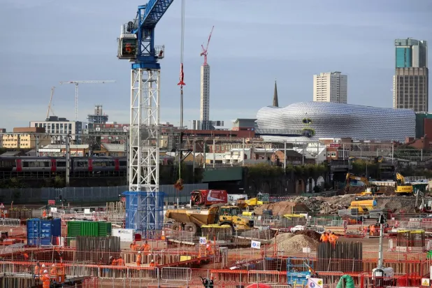 Birmingham’da bir demiryolu inşaatı atölyesi (Arşiv- Reuters)