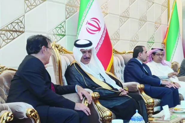 سعودی سفیر عبداللہ العنزی تہران پہنچنے پر (SPA)
