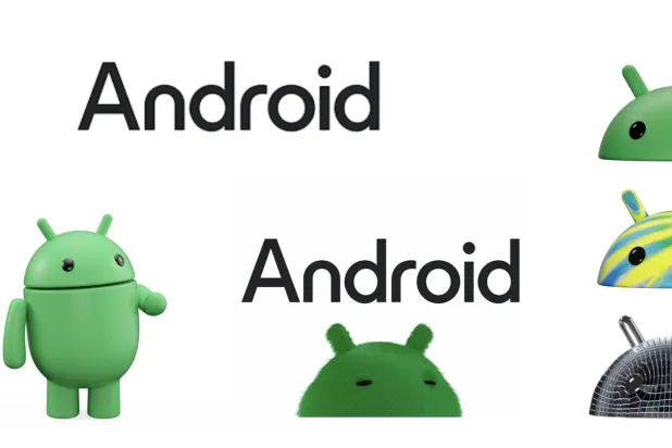 تصميم الشعار الجديد بشكل ثلاثي الأبعاد (غوغل)