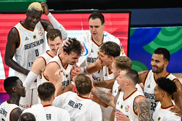 منتخب ألمانيا تغلب على نظيره اللاتيفي بربع النهائي (أ.ف.ب)