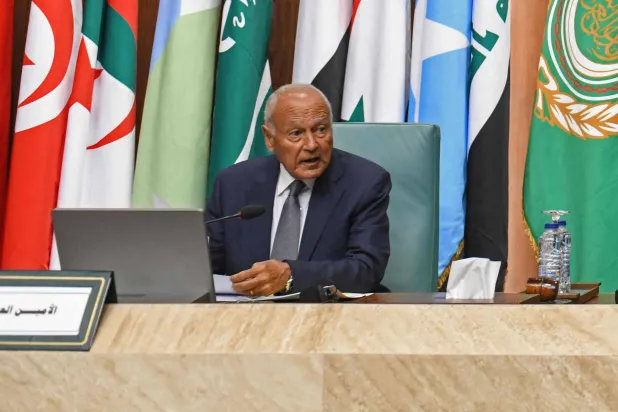 الأمين العام لجامعة الدول العربية أحمد أبو الغيط (أ.ف.ب)