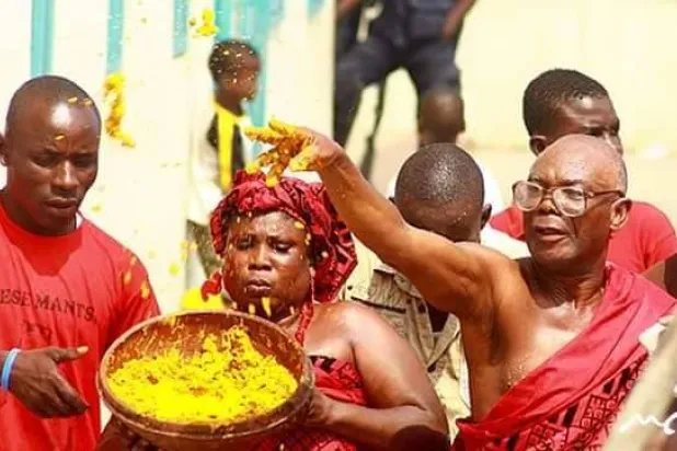 مهرجان هومووو ـ (هيئة السياحة الغانية)