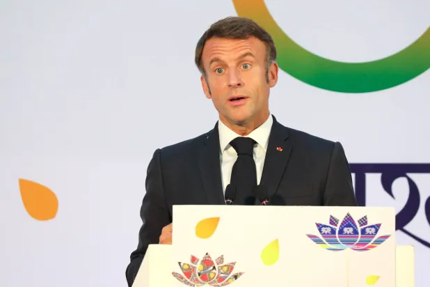 الرئيس الفرنسي إيمانويل ماكرون (إ.ب.أ)