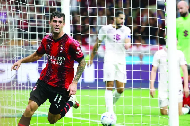 بوليسيتش وضع بصمته على فريق ميلان والدوري الإيطالي منذ أول مباراة (إ.ب.أ)