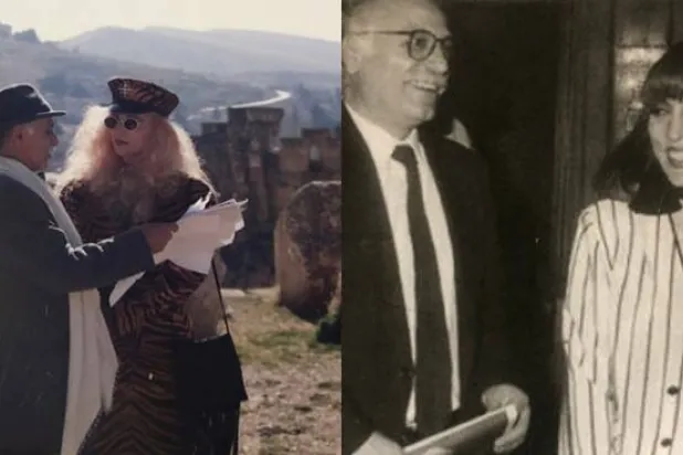 من ألبوم الذكريات: طلال حيدر مع فيروز وصباح (أرشيف الشاعر)