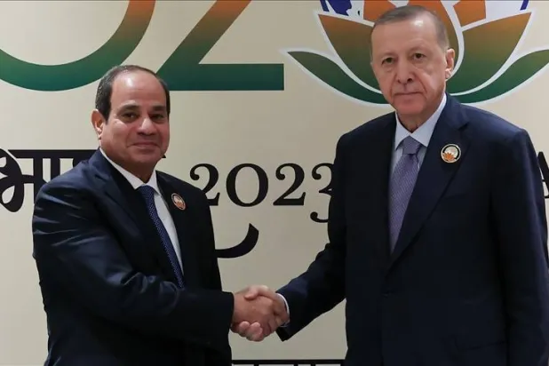 لقاء السيسي وإردوغان على هامش قمة مجموعة العشرين في الهند الأحد