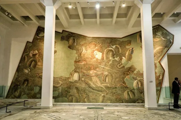 عرض اللوحة الفسيفسائية لجزر ومدن البحر الأبيض المتوسط (وزارة الثقافة التونسية)