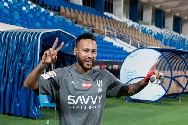 النجم البرازيلي نيمار (نادي الهلال)