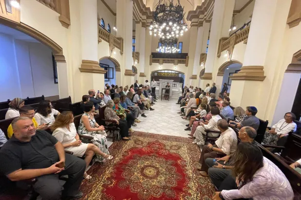 احتفال الطائفة اليهودية بالقاهرة بالسنة اليهودية الجديدة (الطائفة – «فيسبوك»)