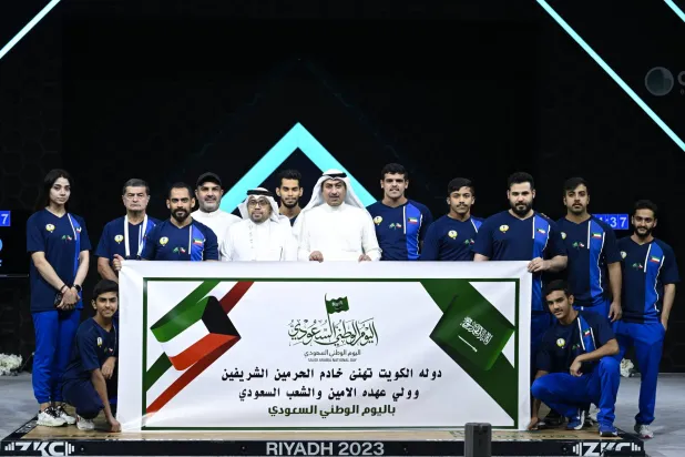 البعثة الكويتية لدى احتفائها باليوم الوطني السعودي (الشرق الأوسط)